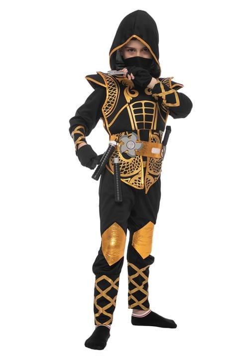 Golden Ninja Boy's Costume