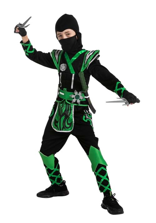 Green Ninja Kid's Costume