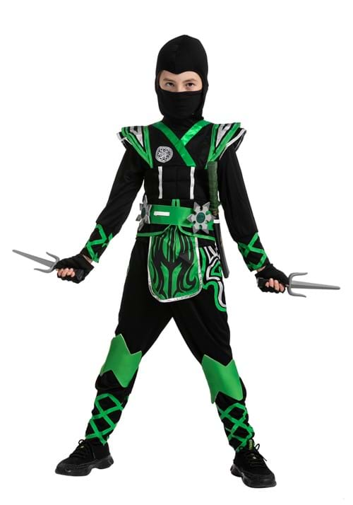 Green Ninja Kid's Costume