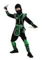 Child Green Ninja Costume Alt 1