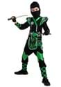 Child Green Ninja Costume Alt 2