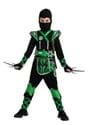 Child Green Ninja Costume Alt 5