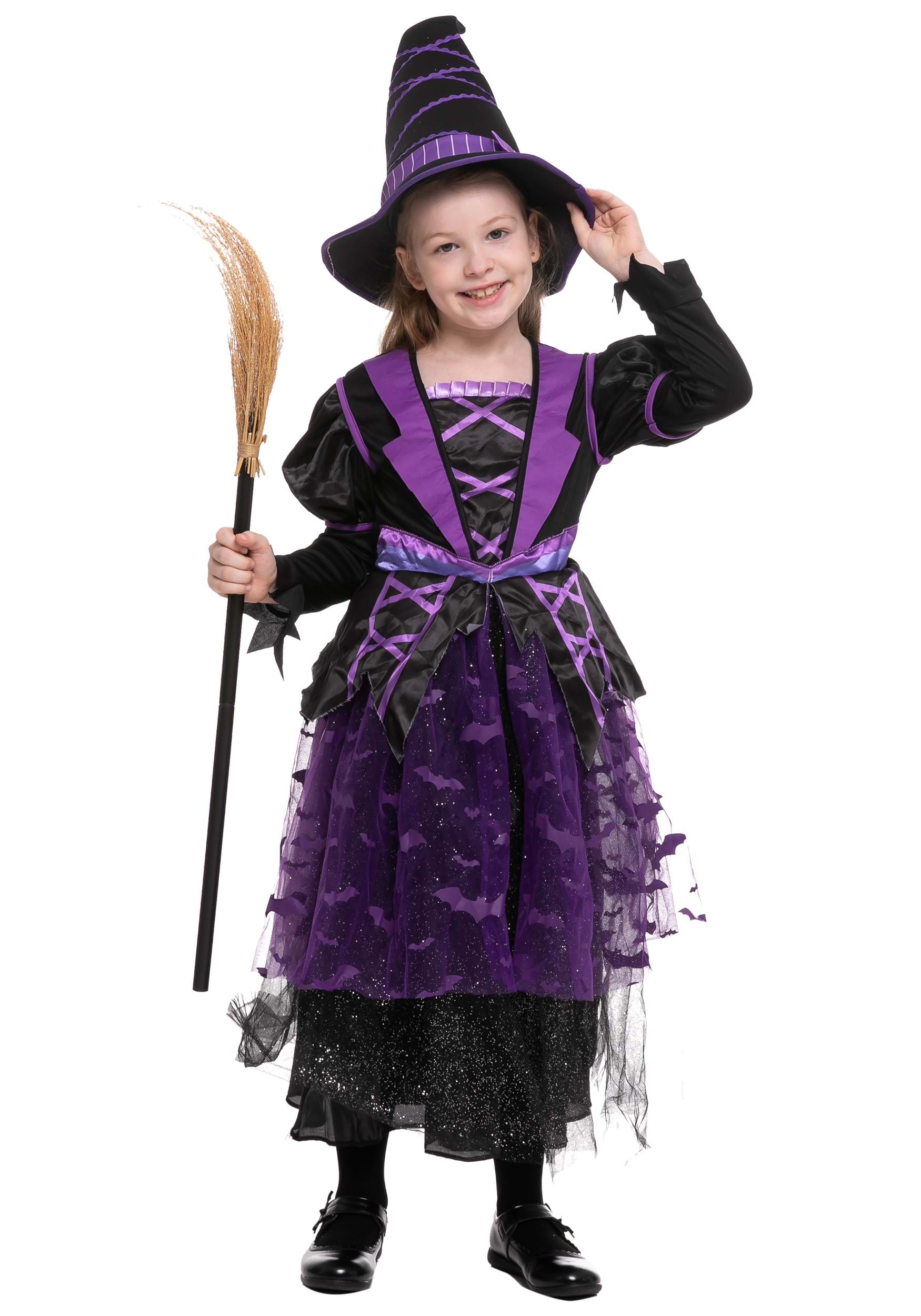 Zombie Cheerleader School girl Skeleton costume Bat wings witch Hat Halloween 