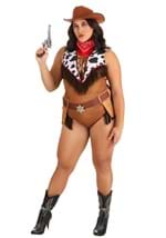 Women's Plus Wild West Hottie Costume Alt 2