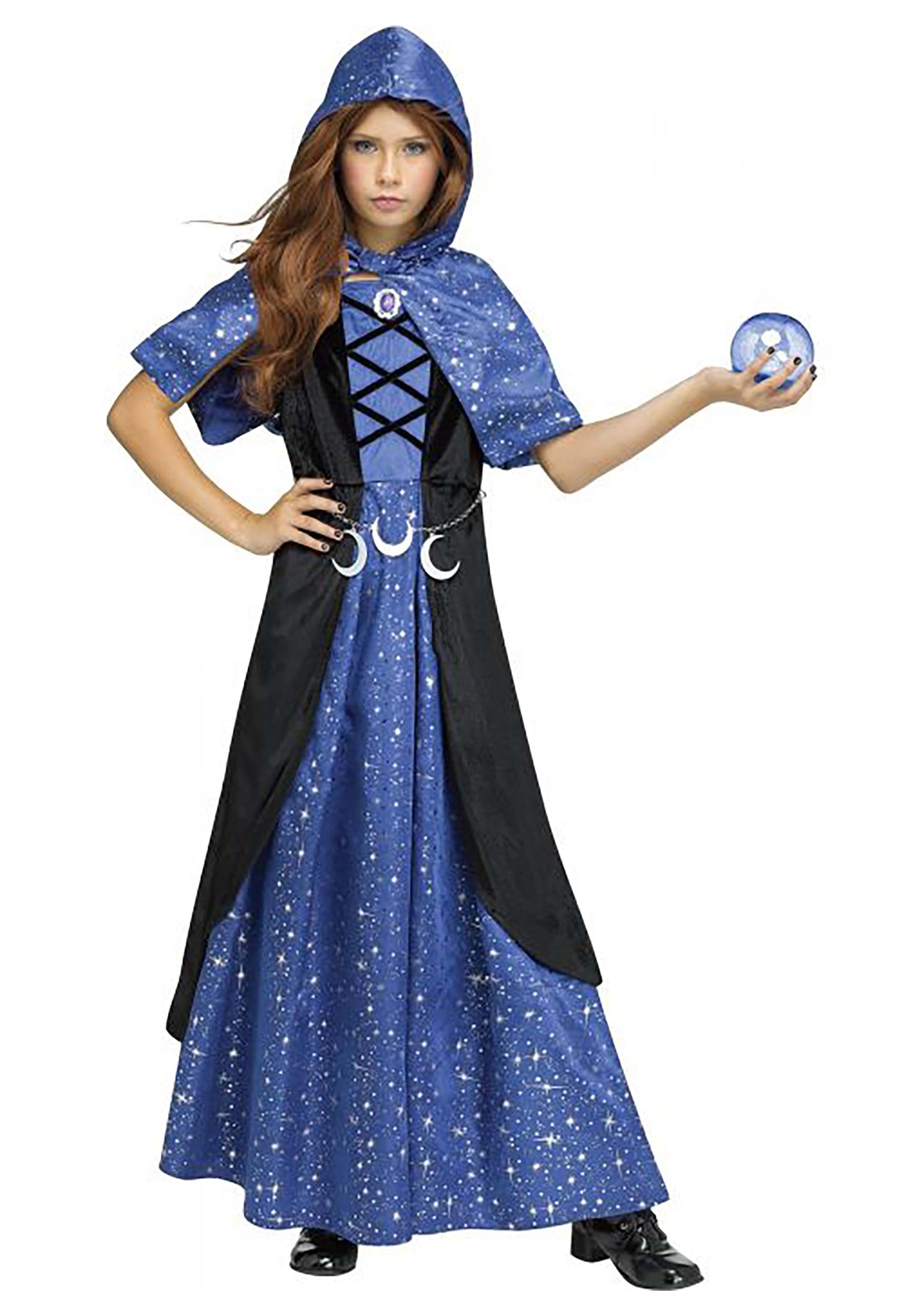 Girl's Moonlight Sorceress Costume Dress