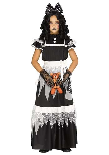 Girls Victorian Deadly Dolly Costume