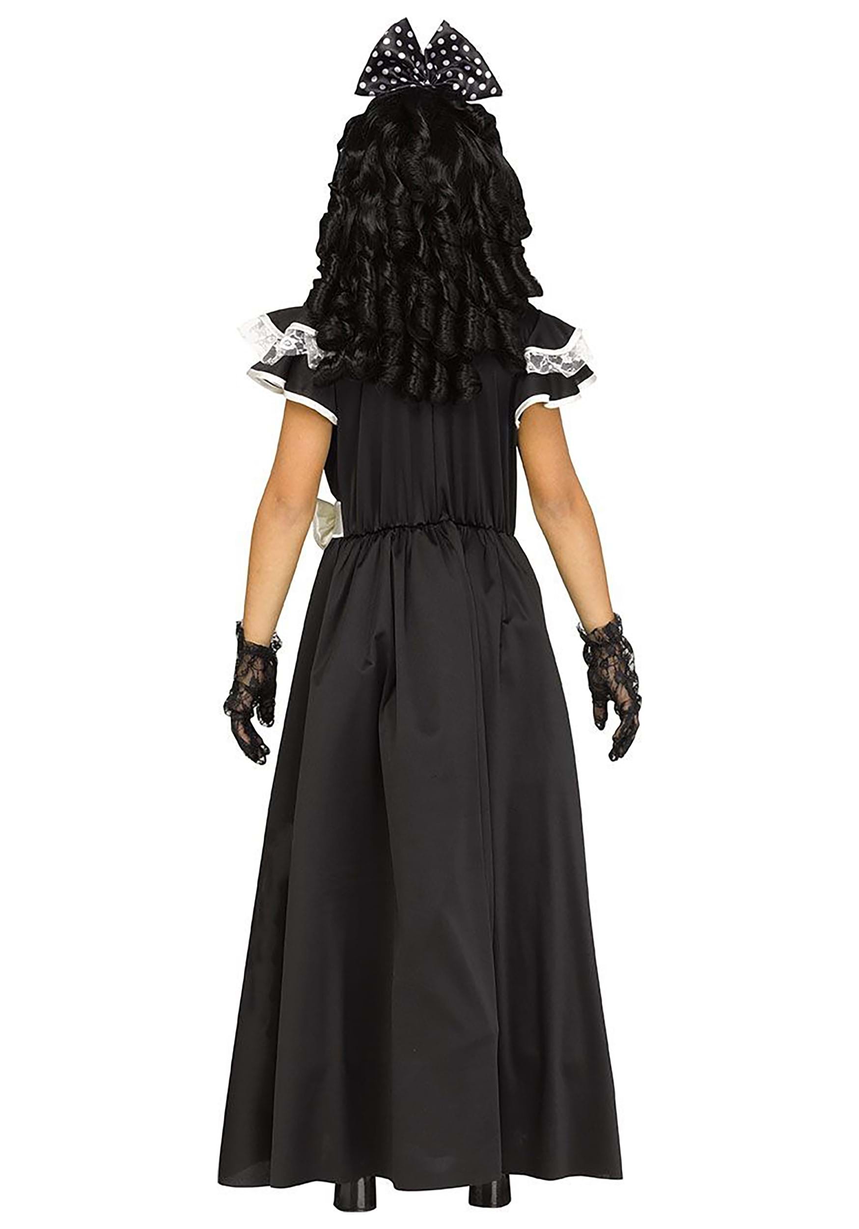 Victorian Deadly Dolly Costume For Girls