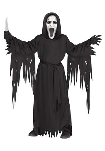 Men's Horror Zalgo Black/White Jumpsuit with Mask & Gloves