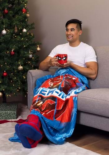 Spider-Man Boot Slippers for Adults