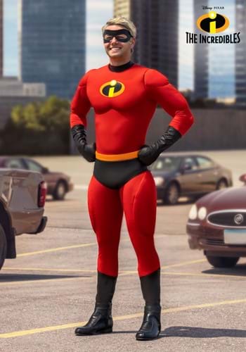 The Incredibles Mens Deluxe Mr Incredible Costume-update