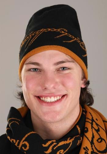 Lord of the Rings One Ring Winter Knit Hat & Scarf Set | Lord of the Rings Accessories