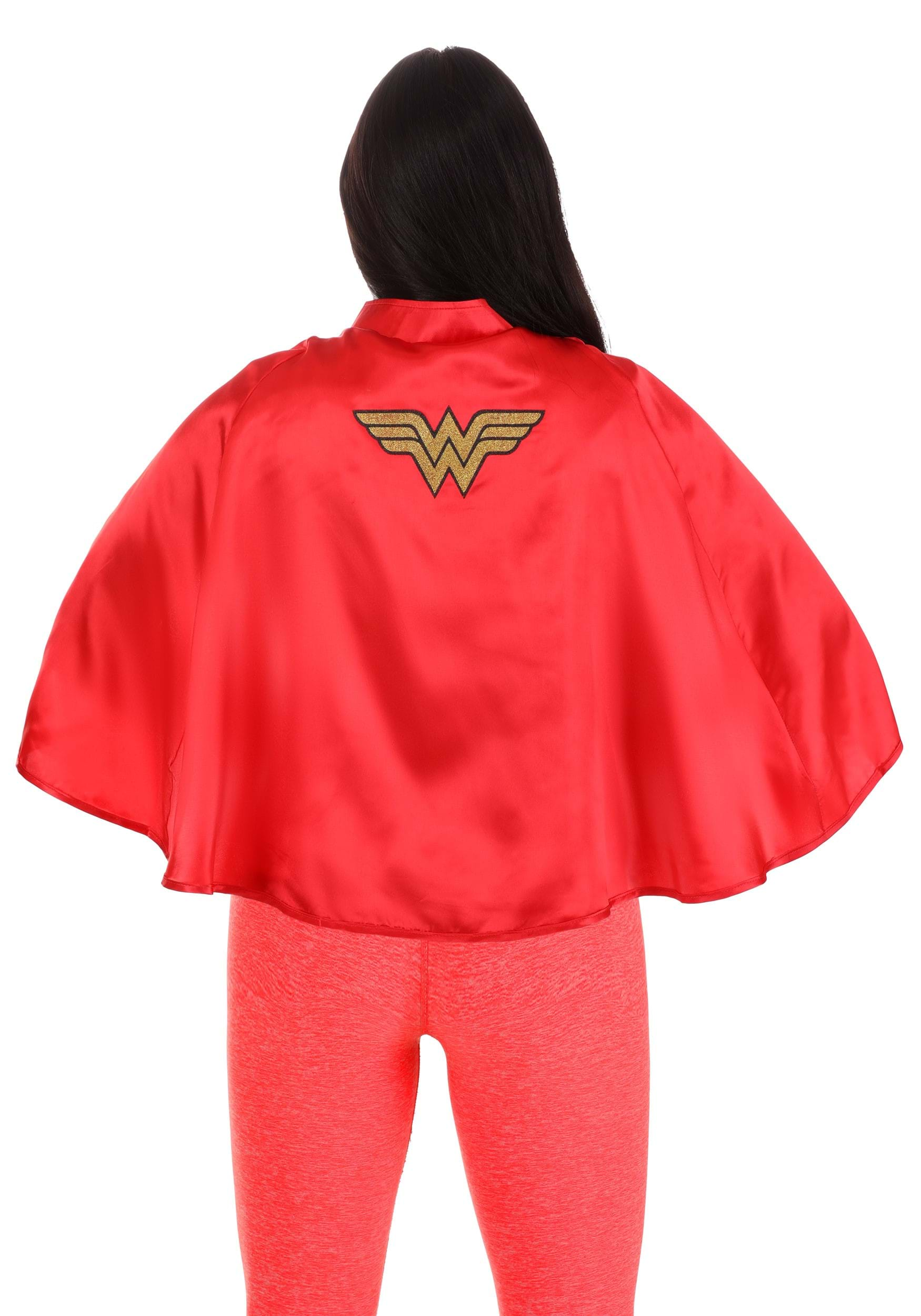 Women's Caped Wonder Woman Costume