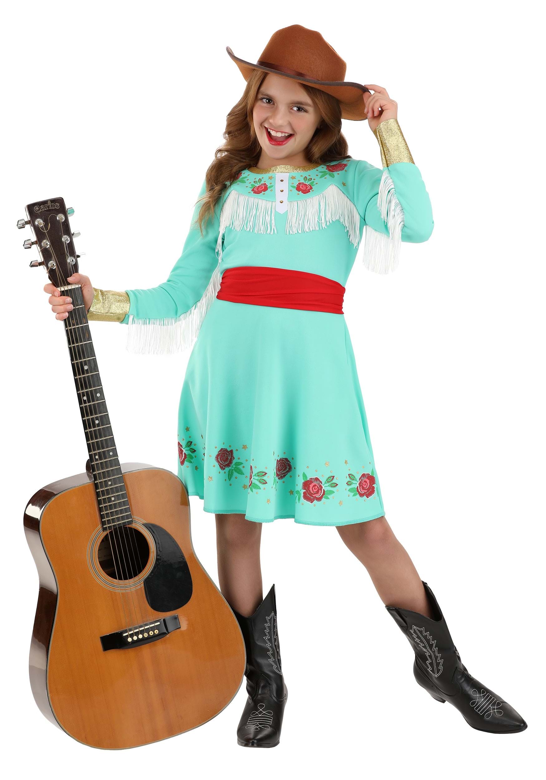 Vestido de vestuario de estrella country para niñas Multicolor Colombia