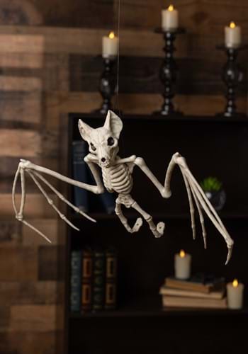 22 Inch Bone Chilling Bat Decoration | Skeleton Decor
