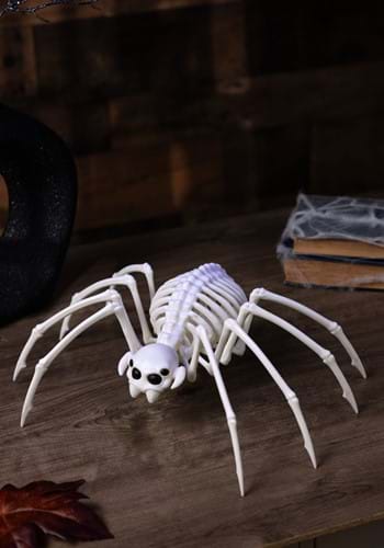 13.6" Black Light Ghostly Spooky Spider Skeleton-1