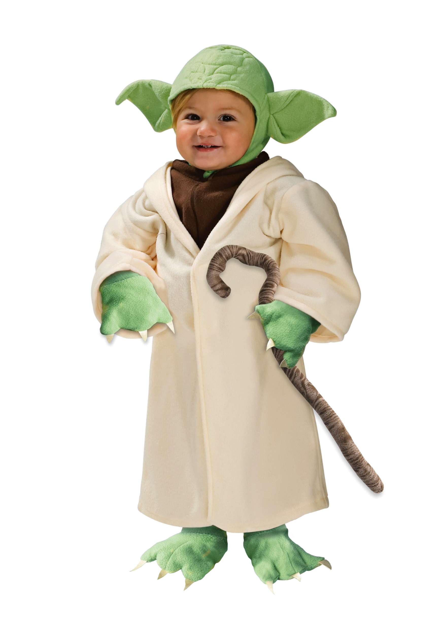 Disfraz de niño yoda Multicolor