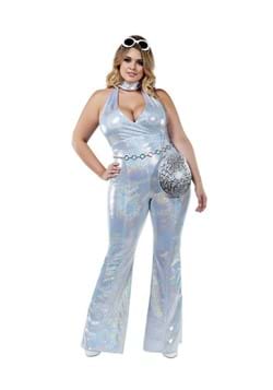 Plus Size Leopard Disco Diva Big Daddy's Girl Women's costume size XL/2XL 