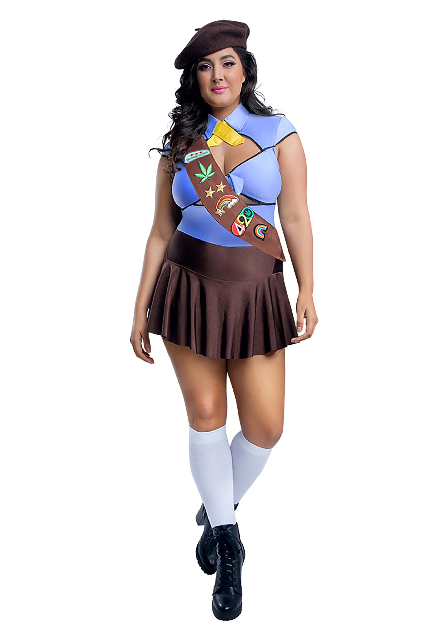 Plus Size Women's Special Brownie Scout Costume , Women's Costumes