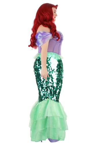 Women's Plus Size Disney The Little Mermaid Premium Ariel Mermaid Dress