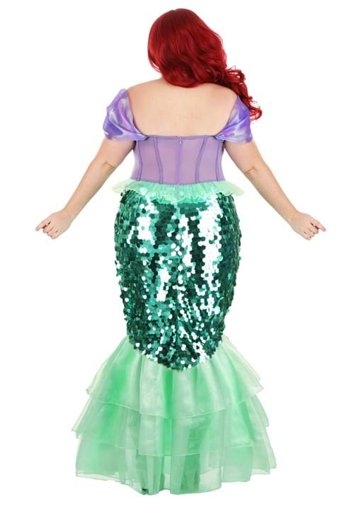 Women's Plus Size Disney The Little Mermaid Premium Ariel Mermaid Dress ...