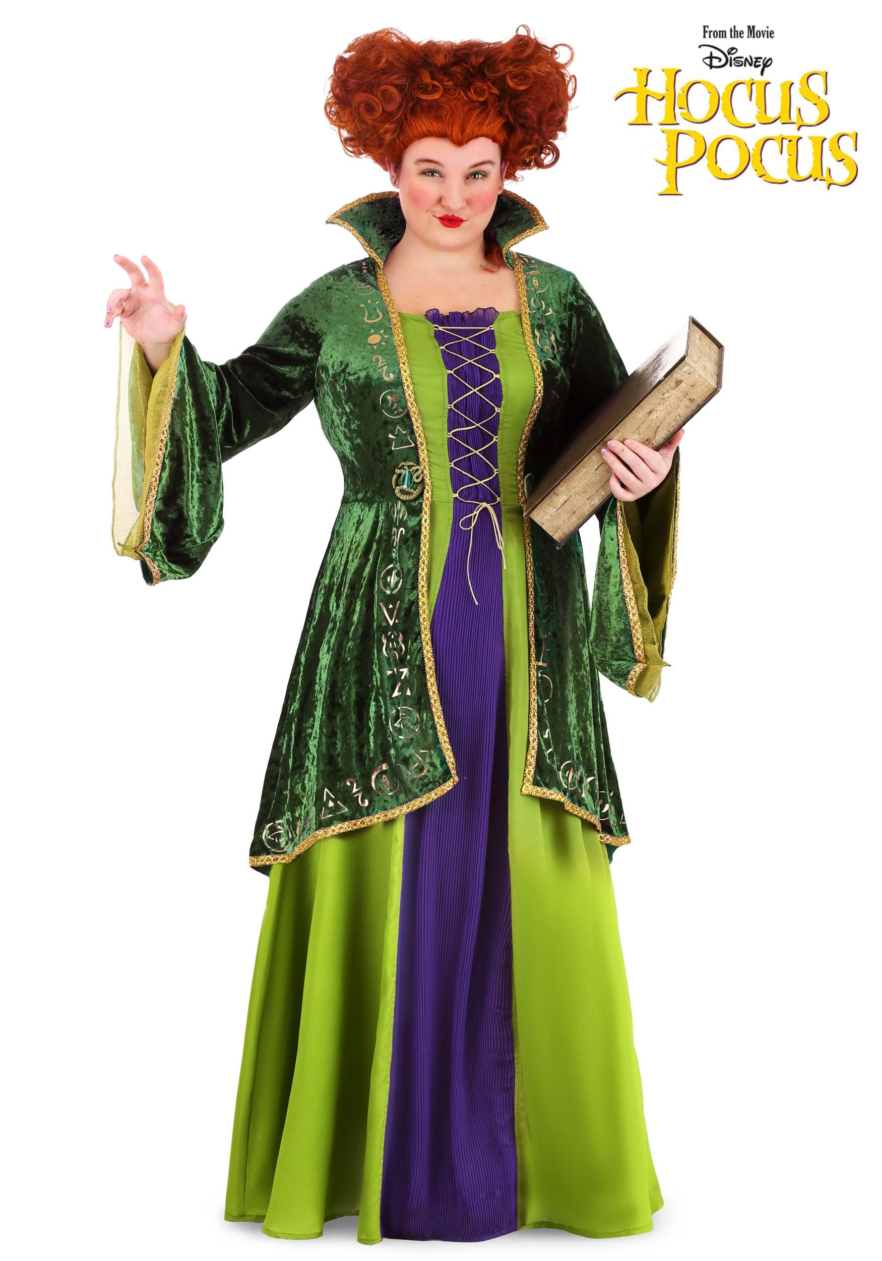 Women's Plus Size Deluxe Disney Winifred Sanderson Costume