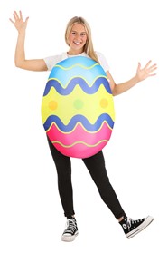Colorido Huevo De Pascua De Vestuario Para Adultos Multicolor Yaxa