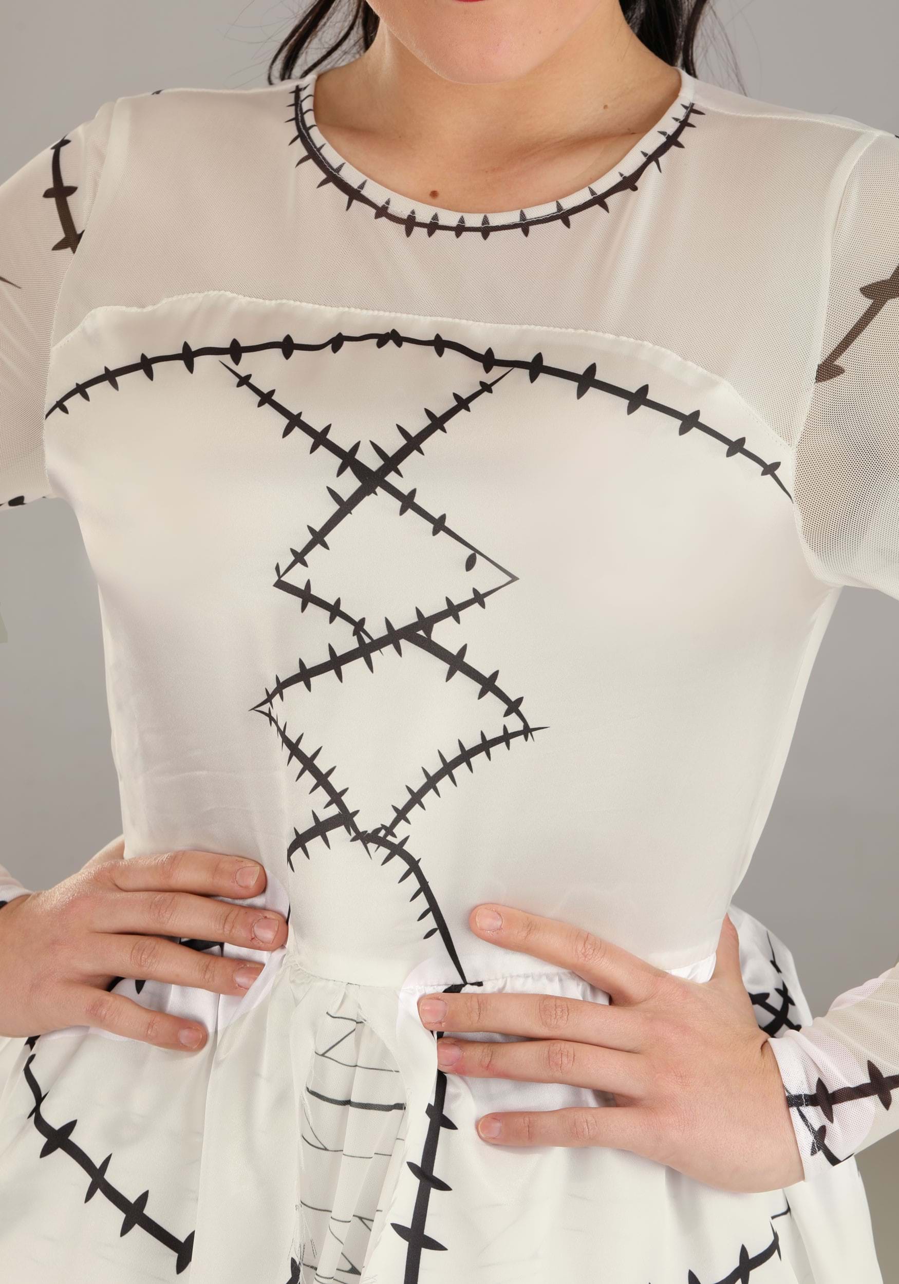 Adult Bride Of Frankenstein Costume Dress