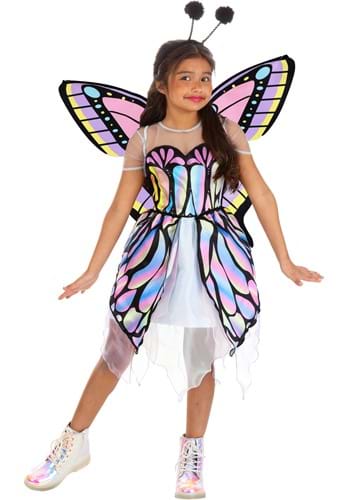 Girl's Pastel Butterfly Costume