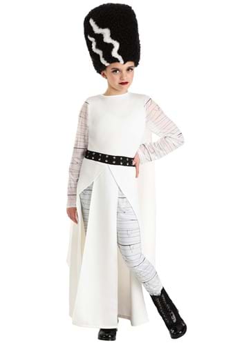Kids Modern Bride of Frankenstein Costume Dress