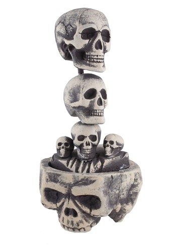 24-Inch Foam Skull Pillar Prop Decoration | Skulls & Skeletons