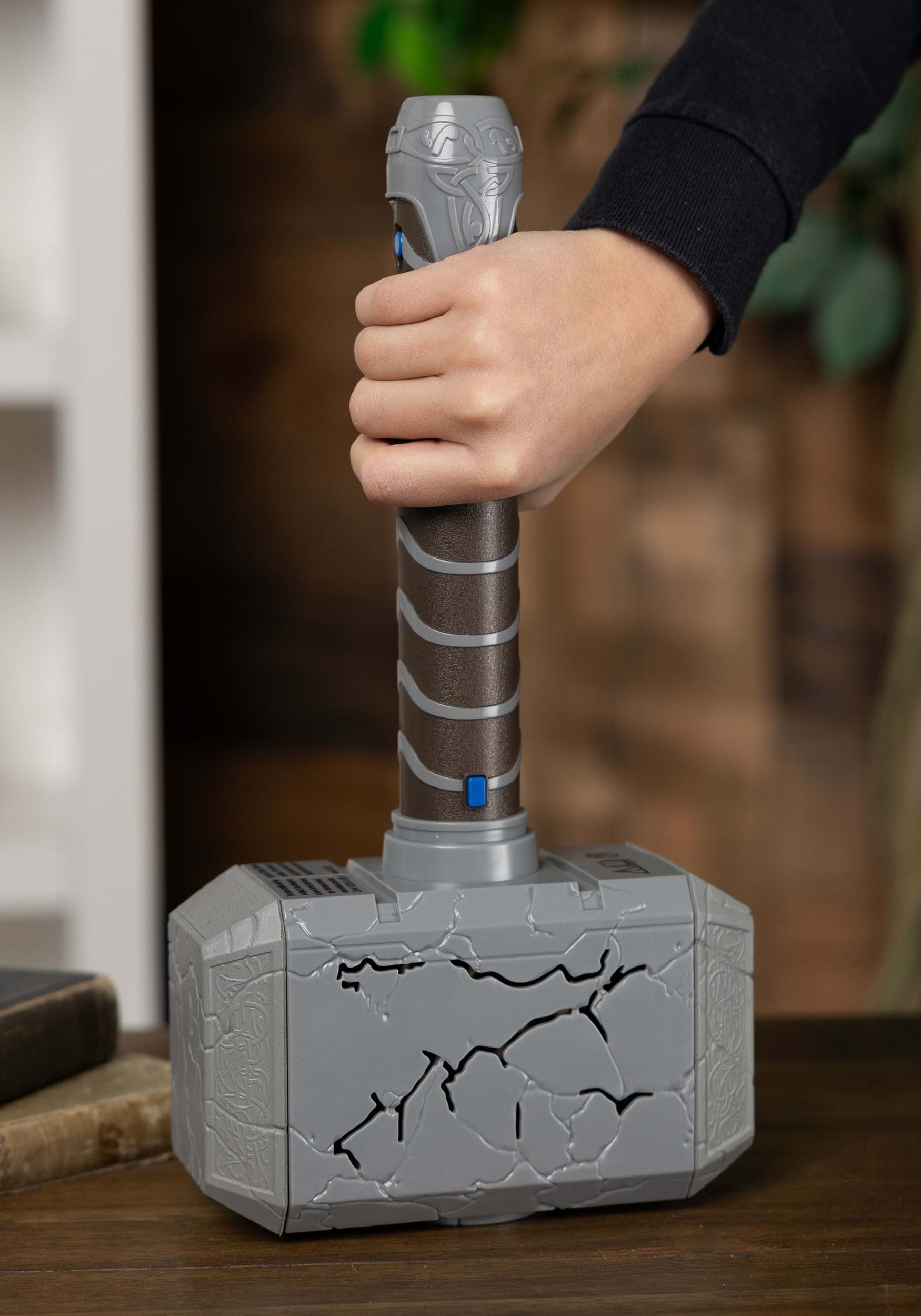 Kid's Thor Mighty FX Mjolnir Electronic Roleplay Hammer , Thor Accessories