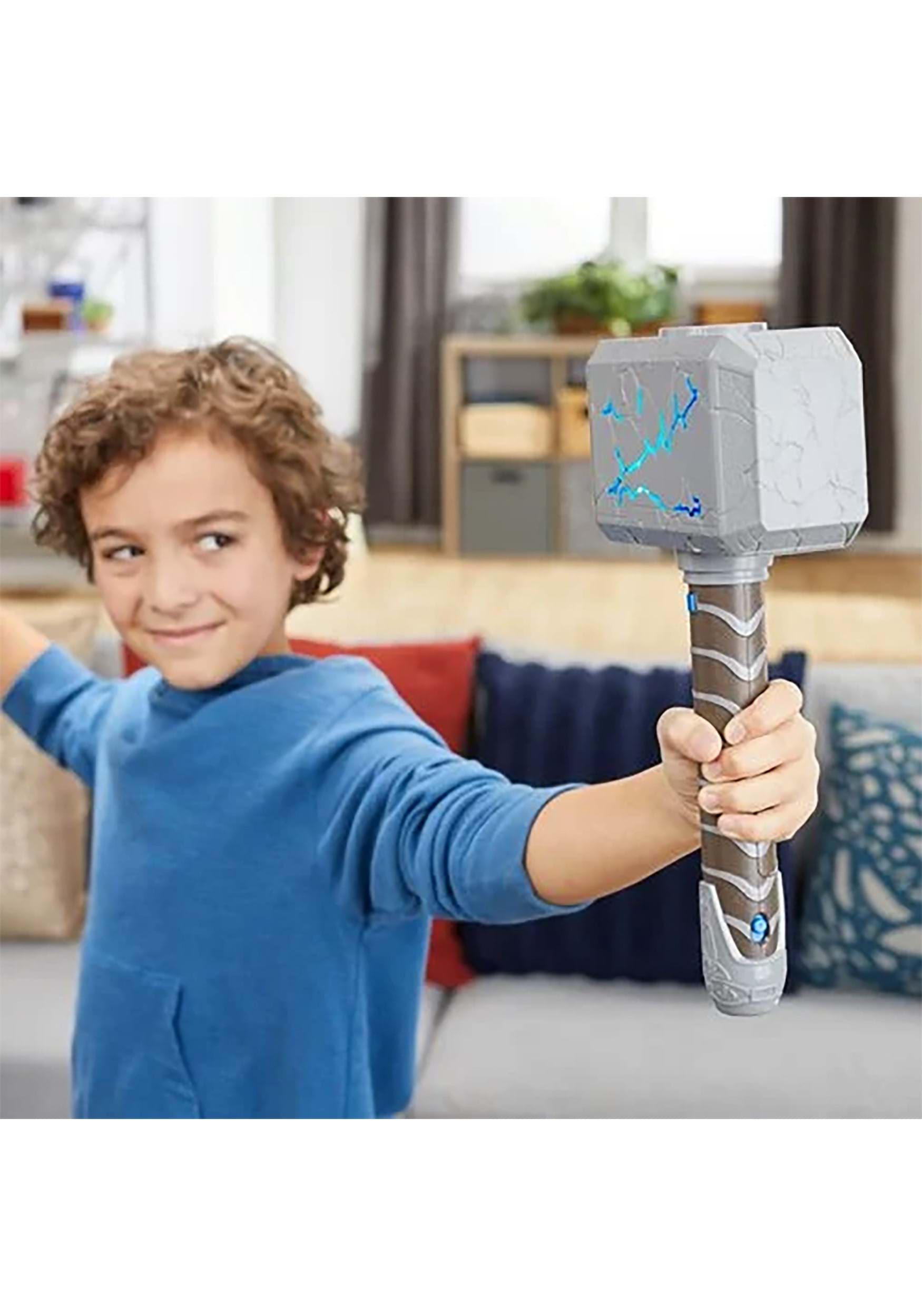 Kid's Thor Mighty FX Mjolnir Electronic Roleplay Hammer , Thor Accessories