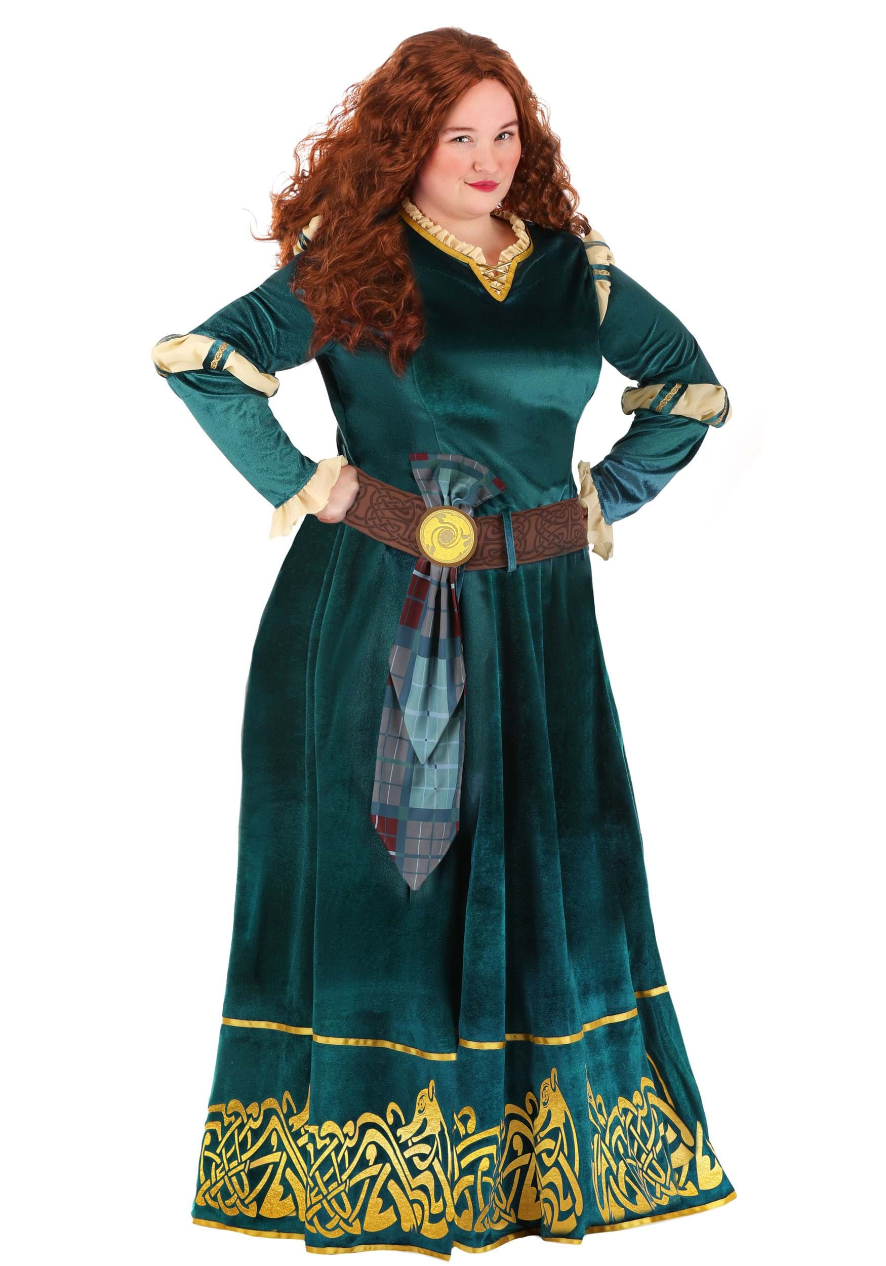 Women's Plus Size Premium Disney Merida Costume Dress