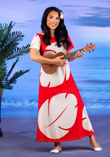 Deluxe Disney Women's Lilo Costume Dress | Lilo & Stitch Costumes