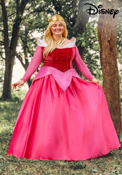 Plus Size Premium Disney Aurora Sleeping Beauty Costume-upda