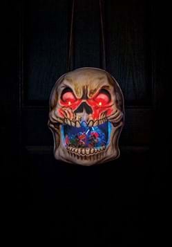 Light Up Scary Skull Door Candy Bowl