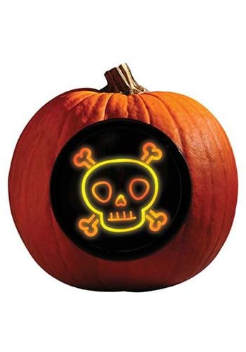 Neon Light Skull Pumpkin Carving Kit