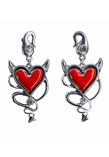 Devil Heart Earrings