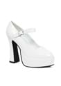 White Platform Mary Jane Shoes