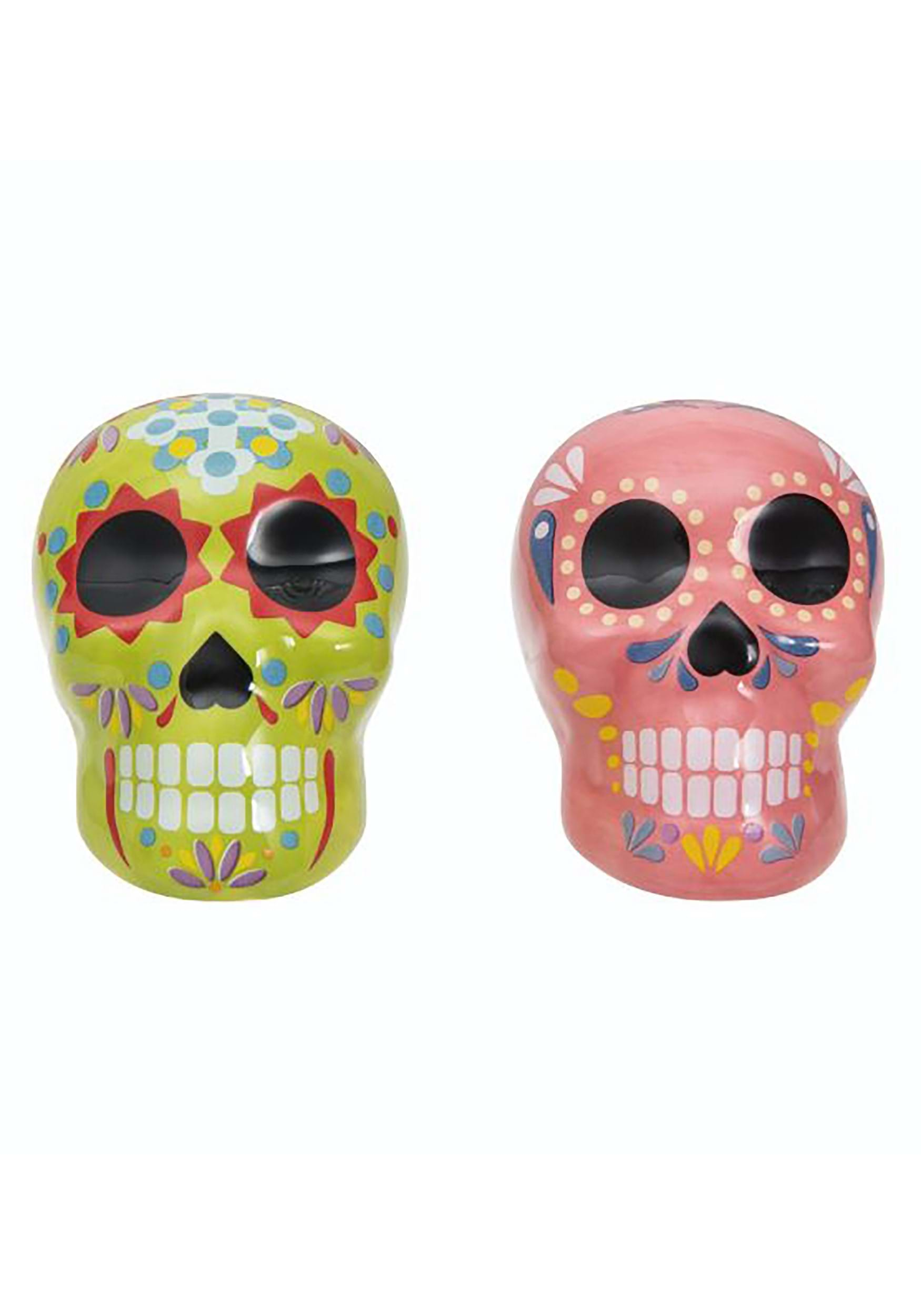 Day Of The Dead Salt And Pepper Shaker Set