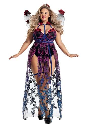 Women's Plus Size Dark Fairy Queen Costume