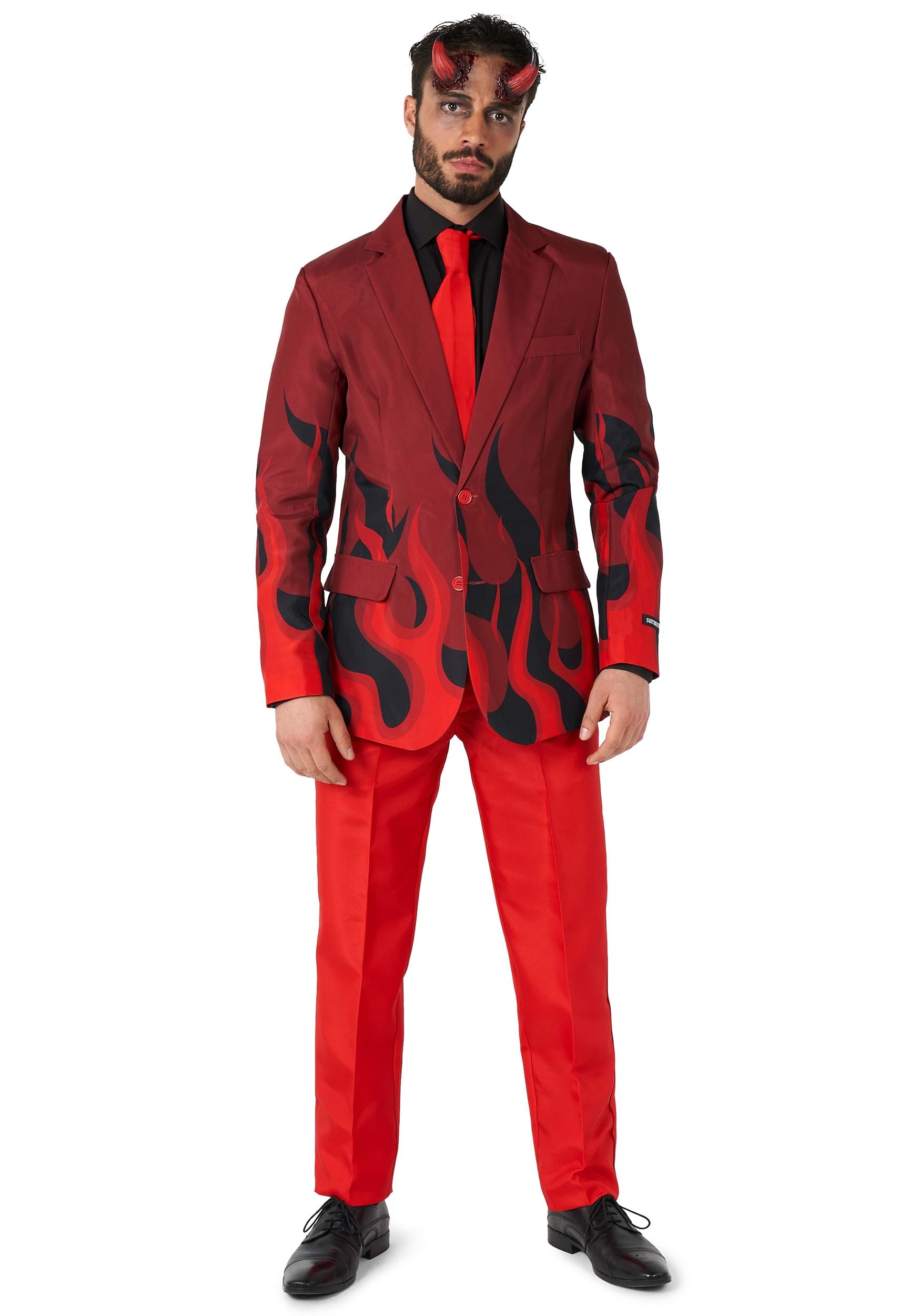 Suitmeister Devil Red Mens Suit