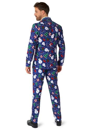 Suitmeister Christmas Snowman Blue Suit