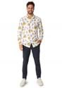 Mens Suitmeister Button Up Beer White Shirt Alt 1