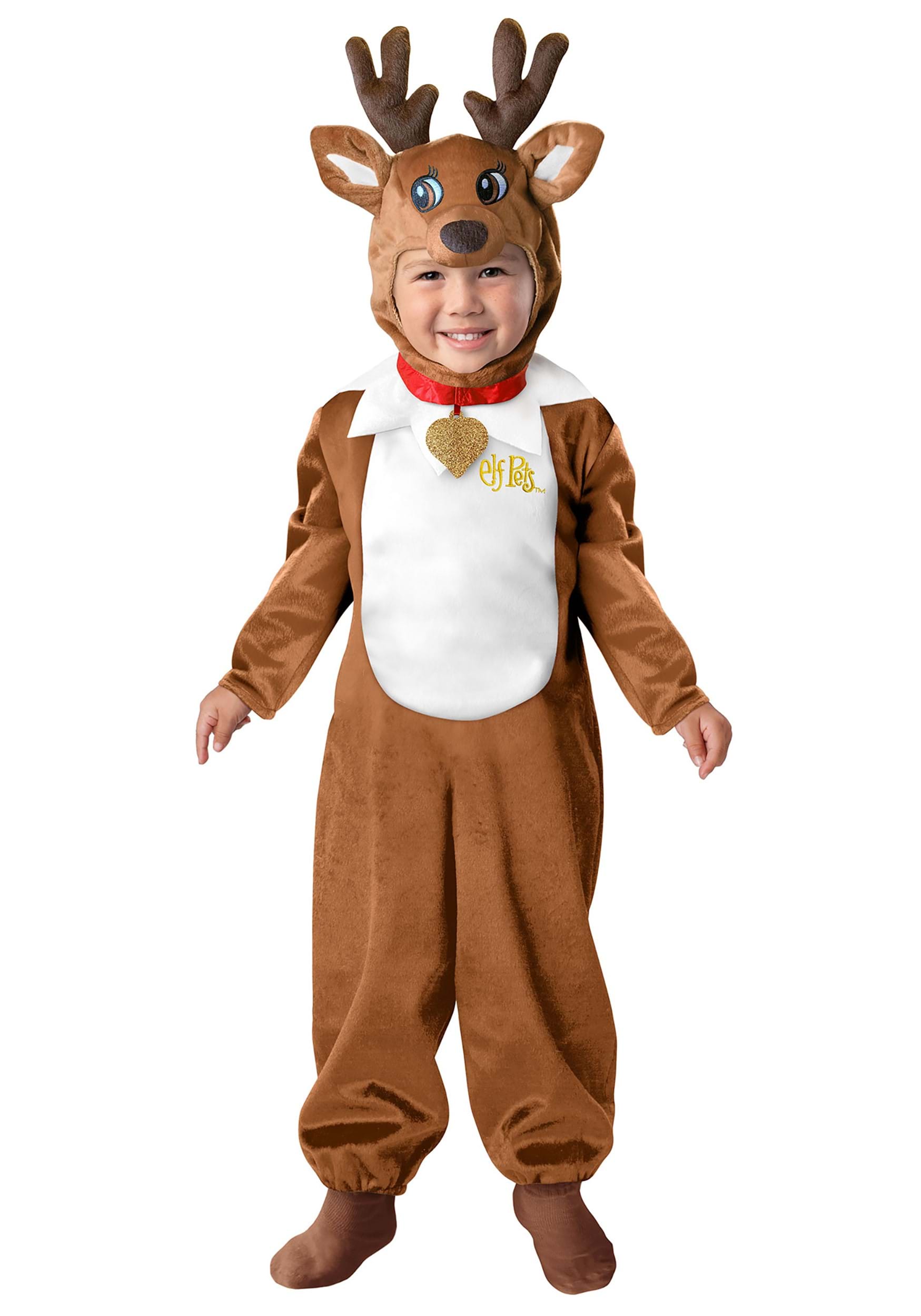 REINDEER RUDOLPH CHRISTMAS ANTLERS INFANT TODDLER COSTUME 18-2T 