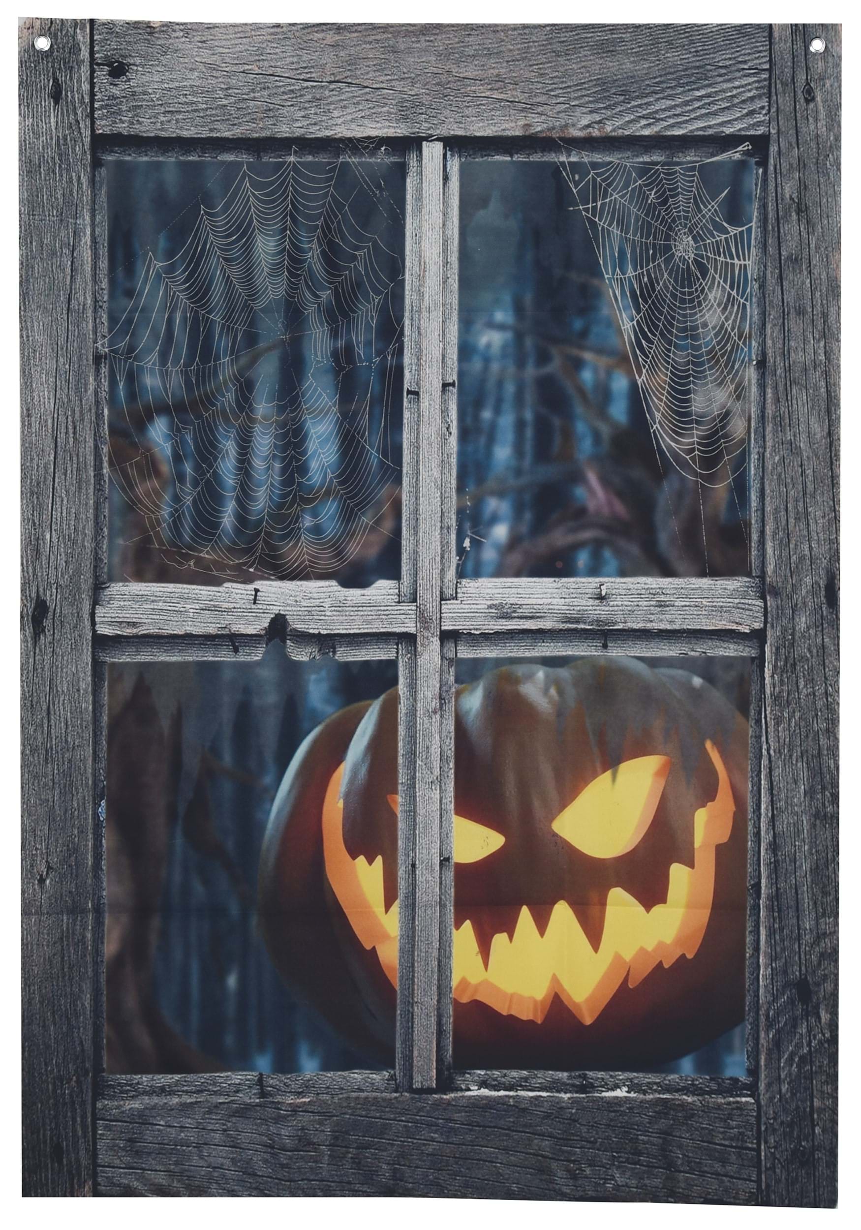 Jack o Lantern Horror Window Halloween Window Image lights up Decoration Party 