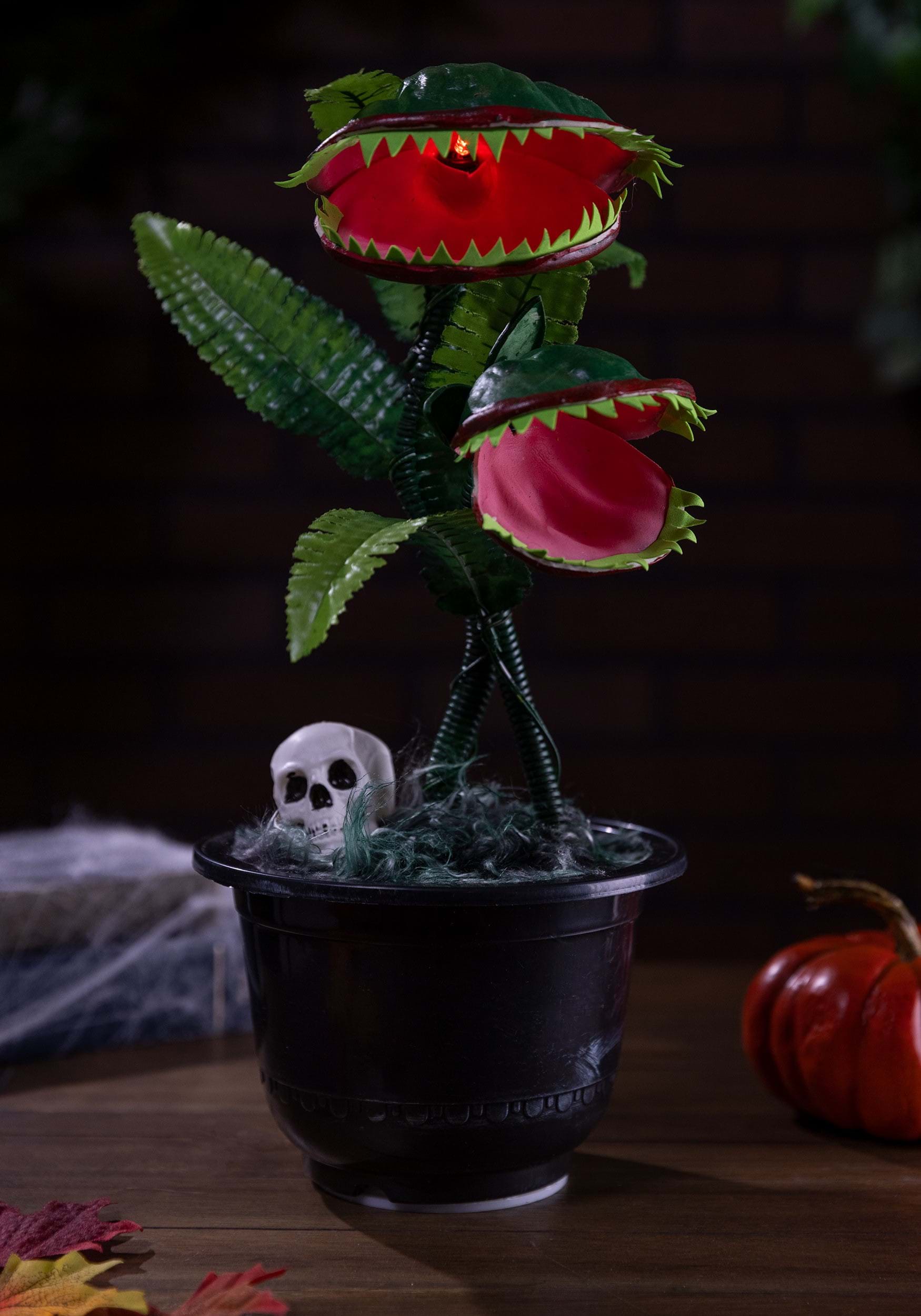 Dancing Corpse Flower Potted Plant Halloween Decoration