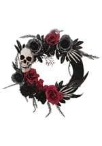 18" Wreath w/ Skull, Hands and Roses Alt 1