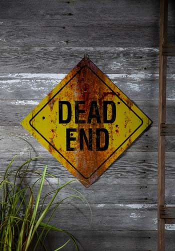 26 Inch Metal Dead End Sign new