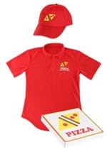 Adult Pizza Delivery Guy Costume with Box Alt 4